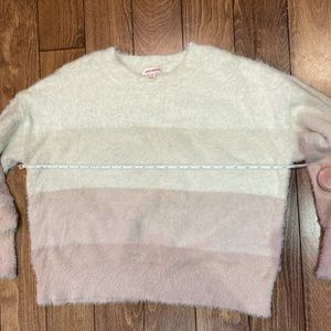 JOE FRESH  Crew Neck Colour Block  Gradient Sweater